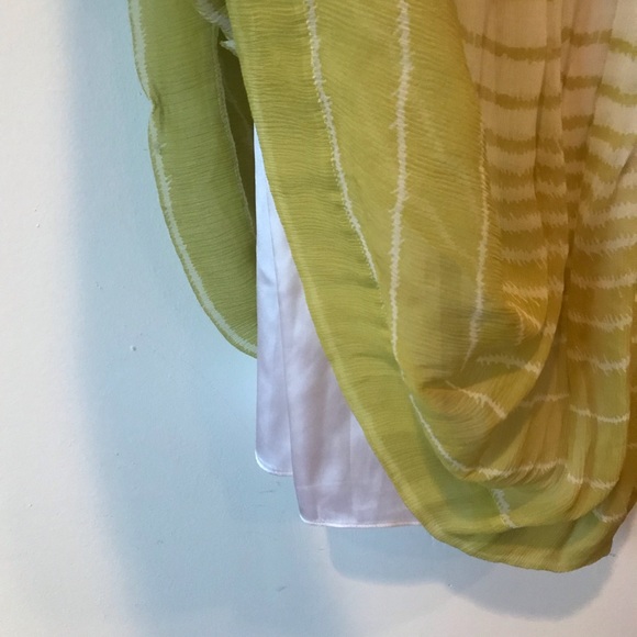 bcbgmaxazria silk chiffon dress - Picture 10 of 14